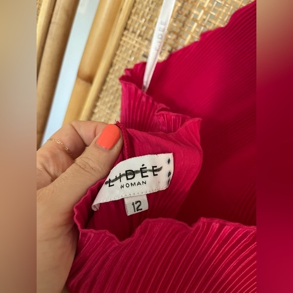 L'Idée Soiree Sleeveless Pleated Gown - Picture 8 of 12